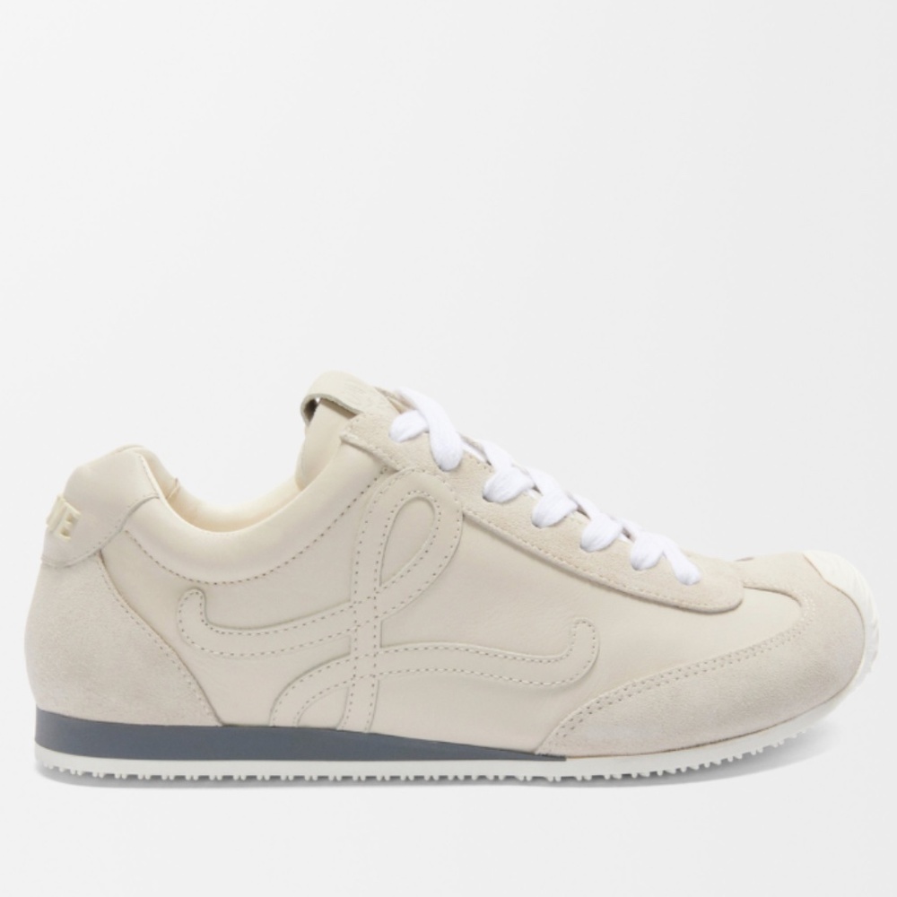 LOEWE - Ballet Runner 2.0 in Soft Calfskin White Leather US10 - MSRP $990 NWT